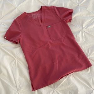 FIGS Scrub Top- Desert Rose XS